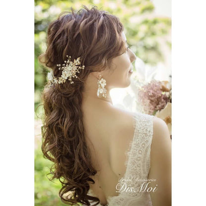 【ヘッドドレス】小枝アクセサリー silver/gold ~ブライダルヘッドドレス~ ≪HV-35≫ 【結婚式 ヘアアクセサリー】