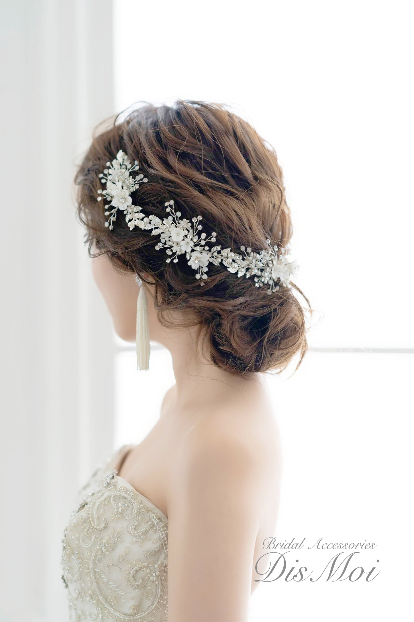 【ヘッドドレス】小枝アクセサリー silver/gold ~ブライダルヘッドドレス~ ≪HV-35≫ 【結婚式 ヘアアクセサリー】