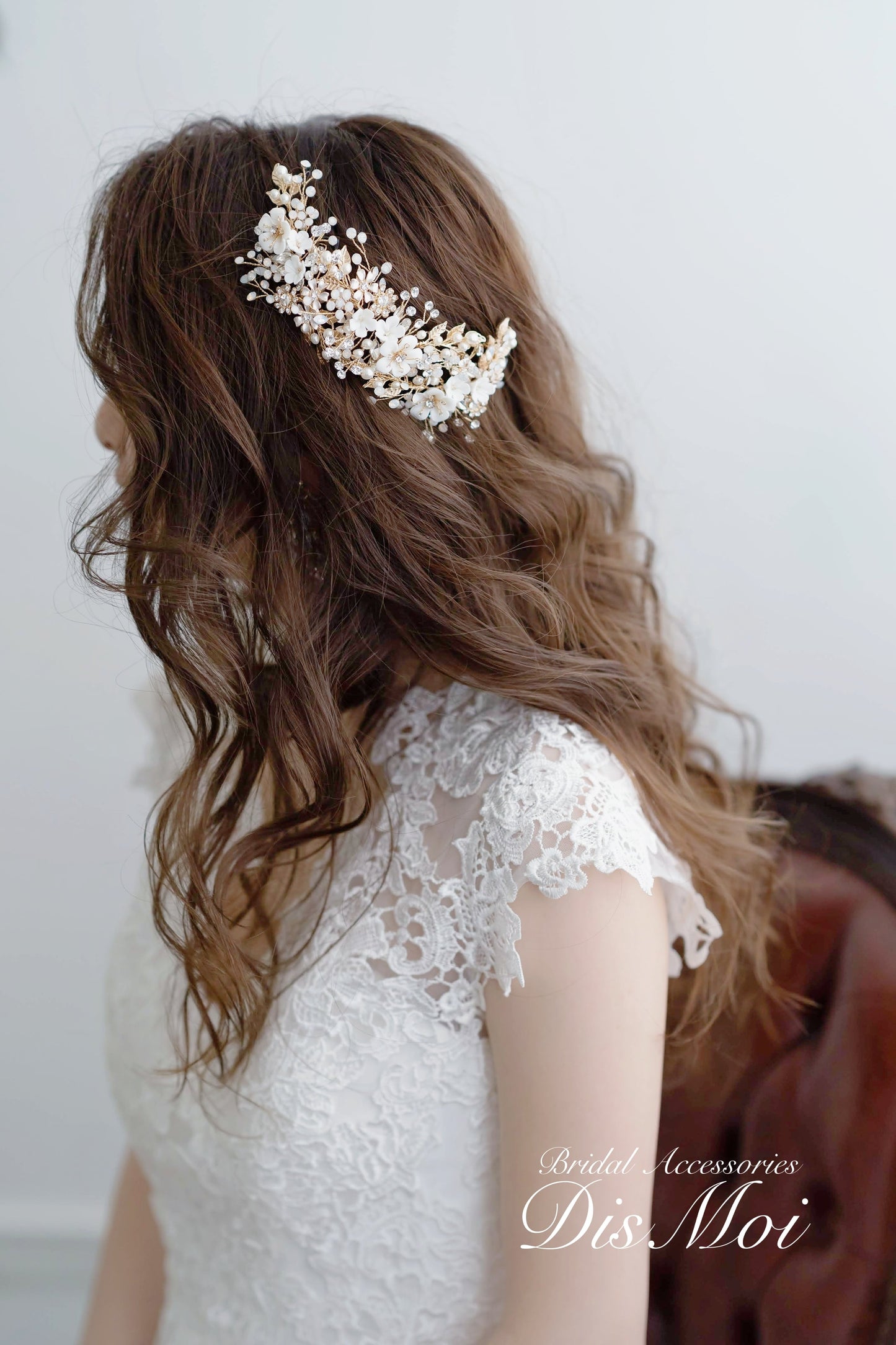 【ヘッドドレス】小枝アクセサリー silver/gold ~ブライダルヘッドドレス~ ≪HV-35≫ 【結婚式 ヘアアクセサリー】
