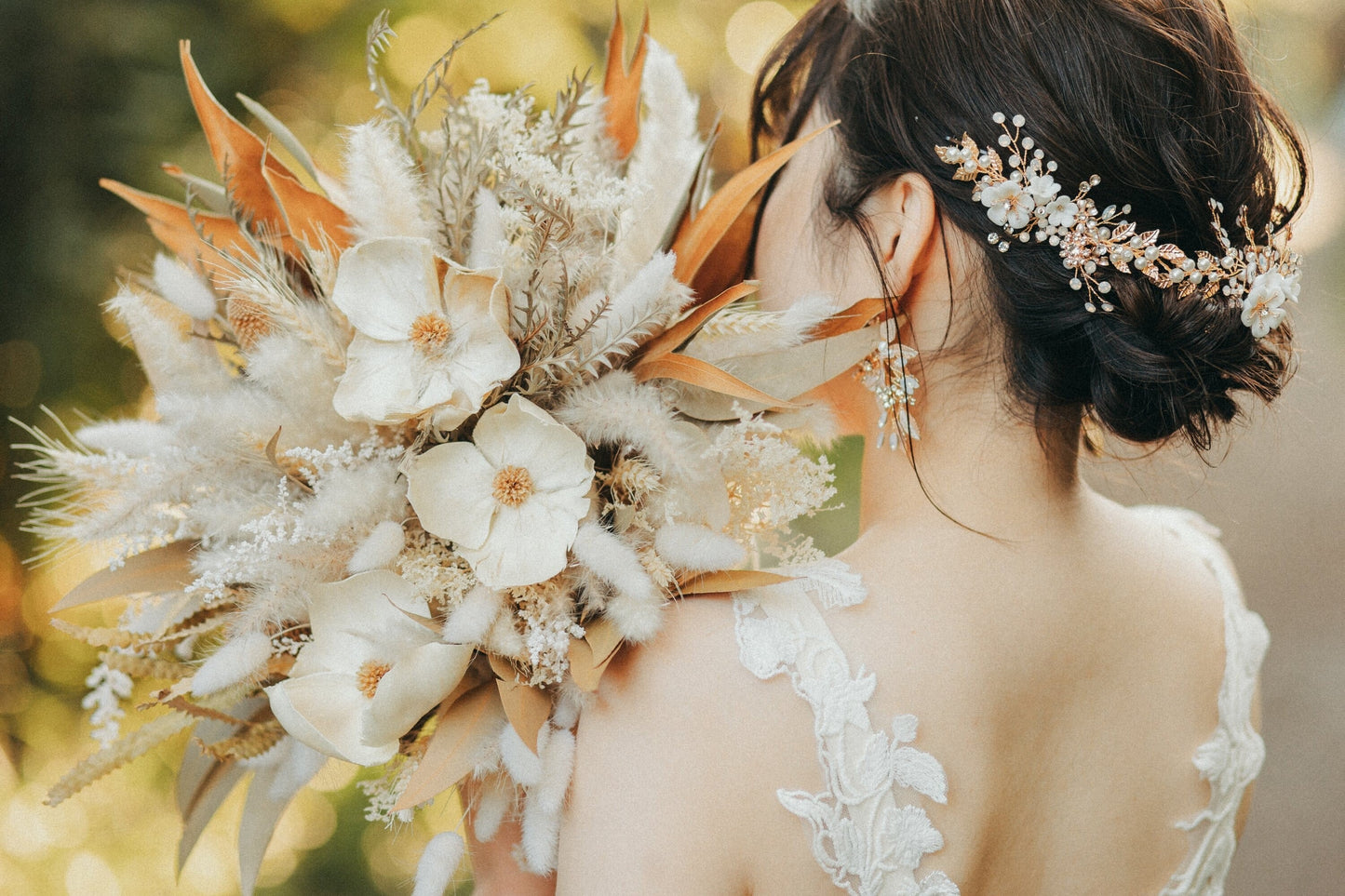 【ヘッドドレス】小枝アクセサリー silver/gold ~ブライダルヘッドドレス~ ≪HV-35≫ 【結婚式 ヘアアクセサリー】