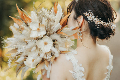 【ヘッドドレス】小枝アクセサリー silver/gold ~ブライダルヘッドドレス~ ≪HV-35≫ 【結婚式 ヘアアクセサリー】
