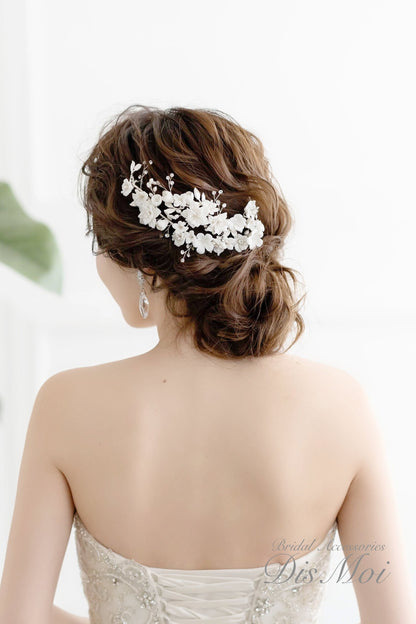 【ヘッドドレス】小枝アクセサリー ~ブライダルヘッドドレス~ ≪HV-37≫ 【結婚式 ヘアアクセサリー】