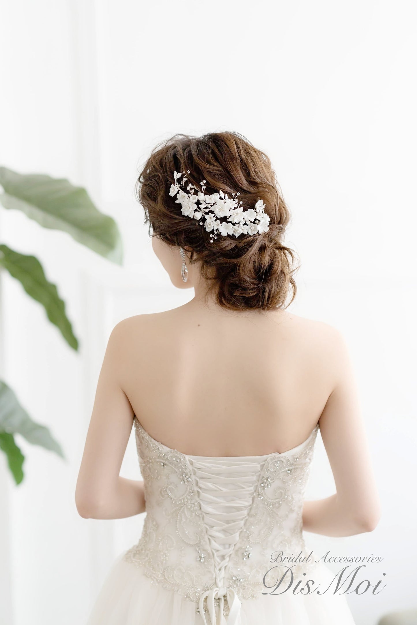【ヘッドドレス】小枝アクセサリー ~ブライダルヘッドドレス~ ≪HV-37≫ 【結婚式 ヘアアクセサリー】