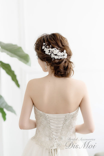 【ヘッドドレス】小枝アクセサリー ~ブライダルヘッドドレス~ ≪HV-37≫ 【結婚式 ヘアアクセサリー】