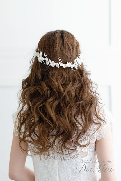【ヘッドドレス】小枝アクセサリー ~ブライダルヘッドドレス~ ≪HV-37≫ 【結婚式 ヘアアクセサリー】