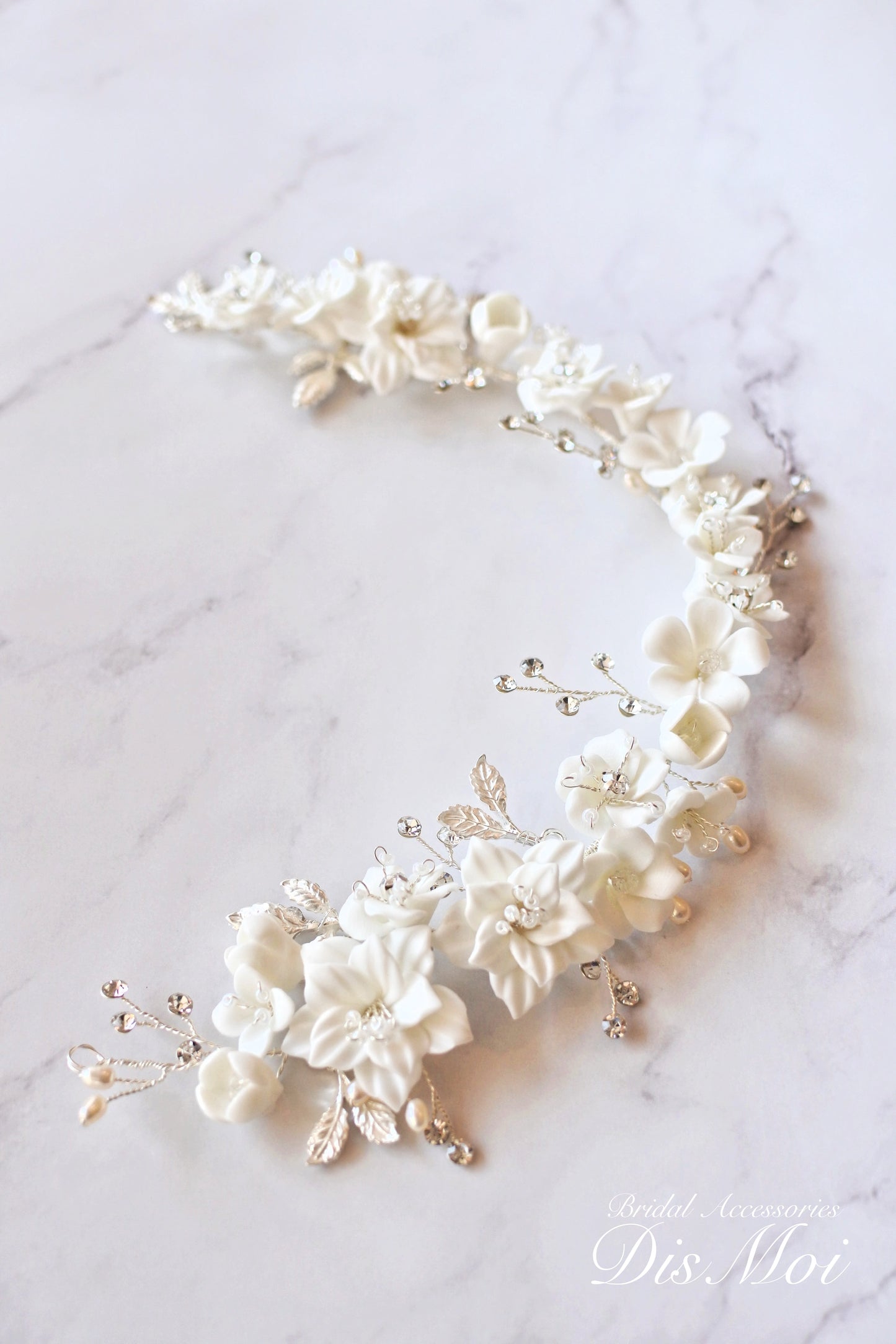 【ヘッドドレス】小枝アクセサリー ~ブライダルヘッドドレス~ ≪HV-37≫ 【結婚式 ヘアアクセサリー】