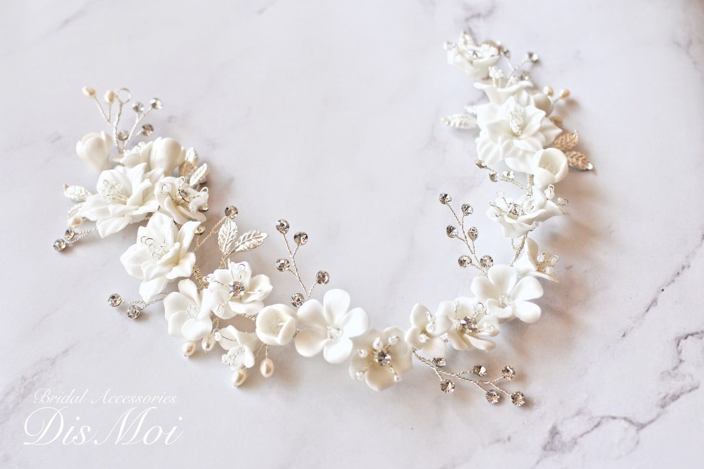 【ヘッドドレス】小枝アクセサリー ~ブライダルヘッドドレス~ ≪HV-37≫ 【結婚式 ヘアアクセサリー】