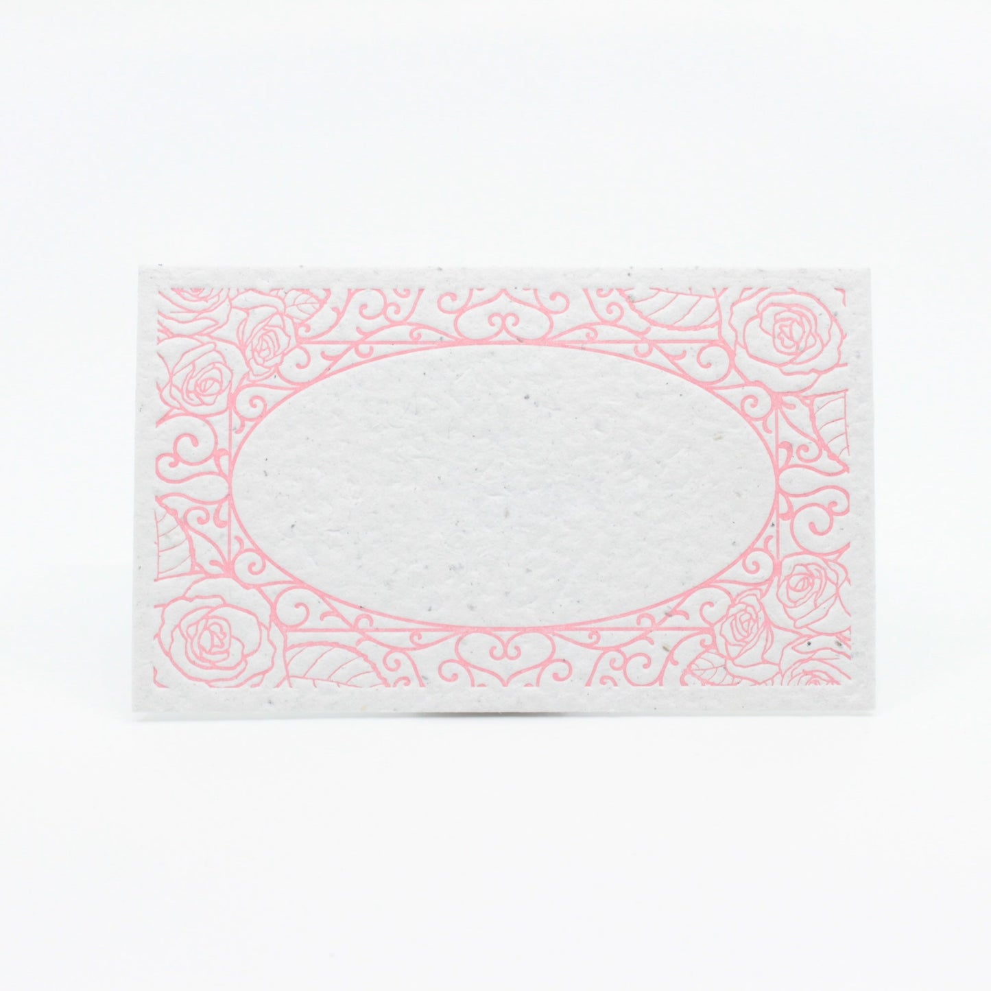 芽が出る席札-クラシカルピンク【結婚式 ペーパー 席札】