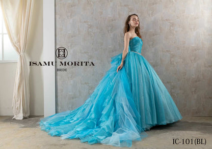 IC-101(BL) 【結婚式 カラードレス レンタル】