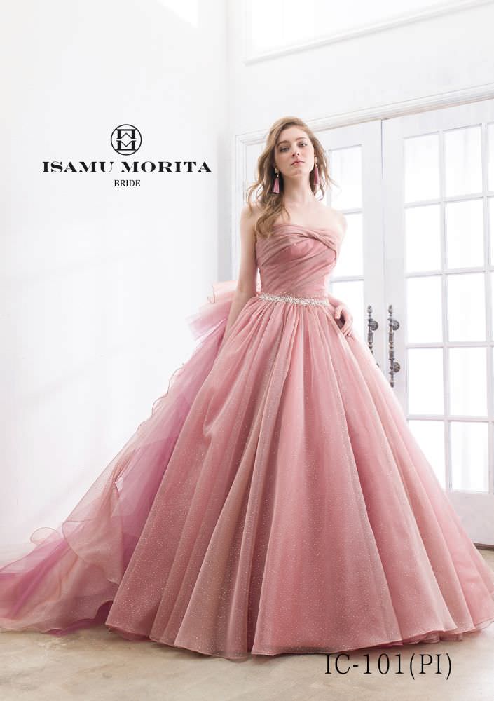 IC-101(PI) 【結婚式 カラードレス レンタル】
