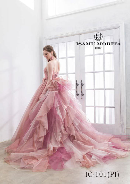 IC-101(PI) 【結婚式 カラードレス レンタル】