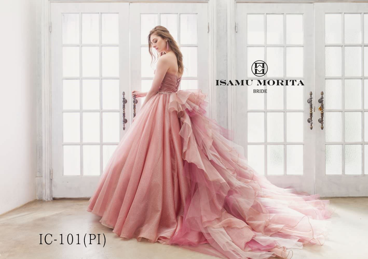 IC-101(PI) 【結婚式 カラードレス レンタル】