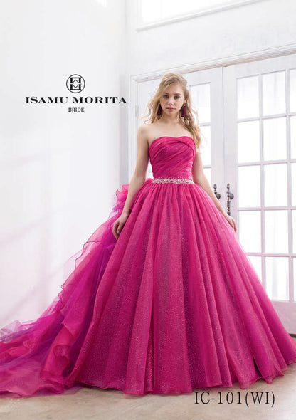 IC-101(WI) 【結婚式 カラードレス レンタル】