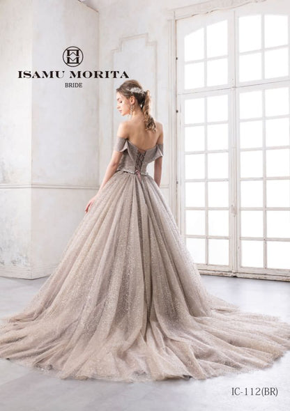 IC-112(BR) 【結婚式 カラードレス レンタル】