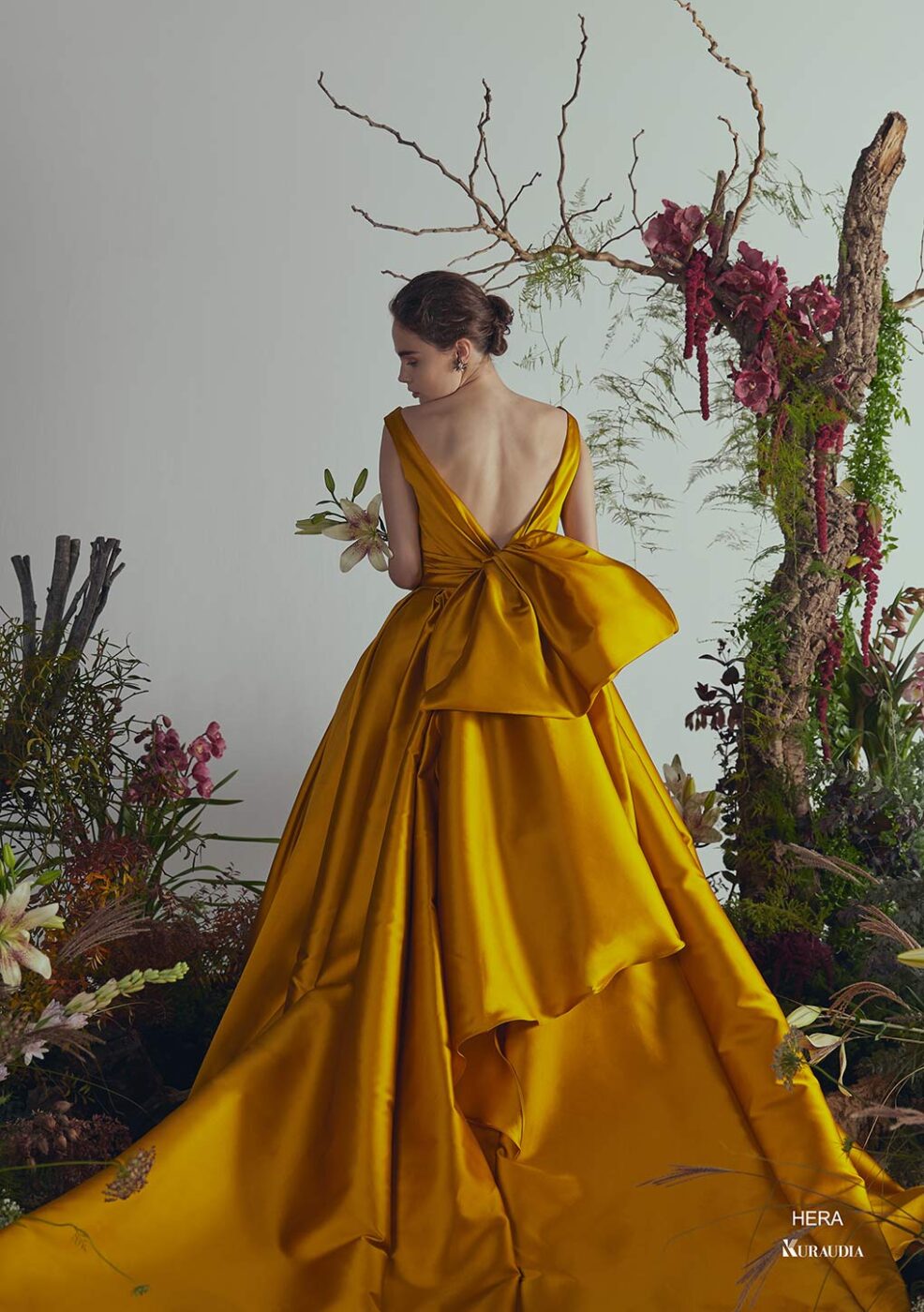 IM-0004 Hera Yellow【結婚式 カラードレス レンタル】
