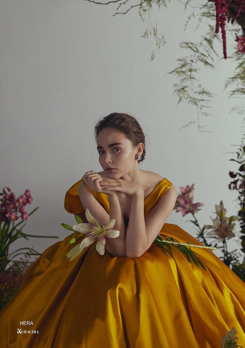 IM-0004 Hera Yellow【結婚式 カラードレス レンタル】