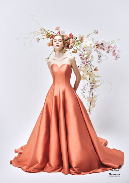 IM-0024 CARNA Terracotta【結婚式 カラードレス レンタル】