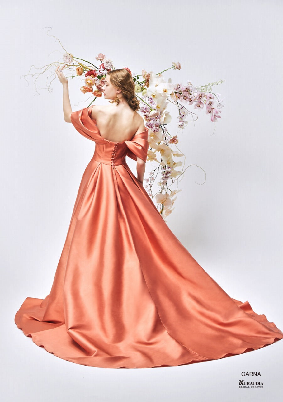 IM-0024 CARNA Terracotta【結婚式 カラードレス レンタル】