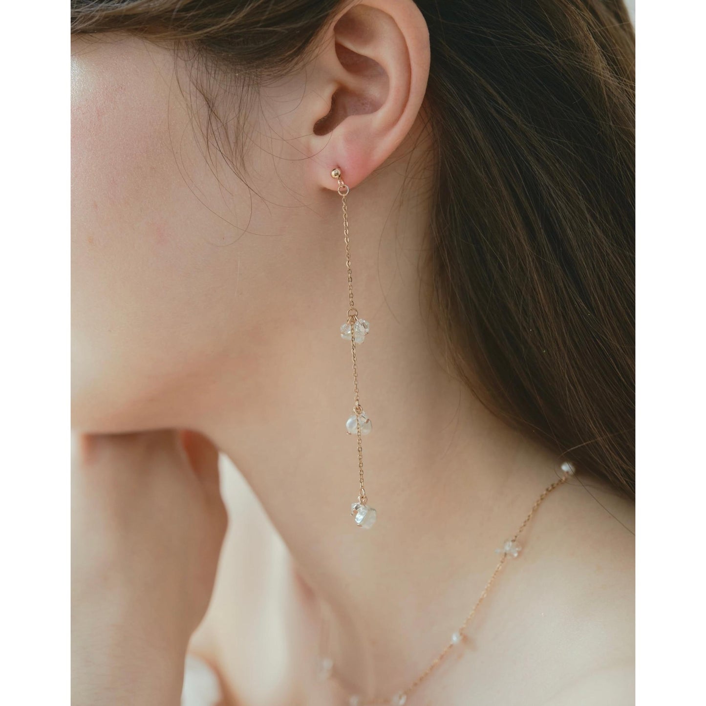 mist long / pink gold