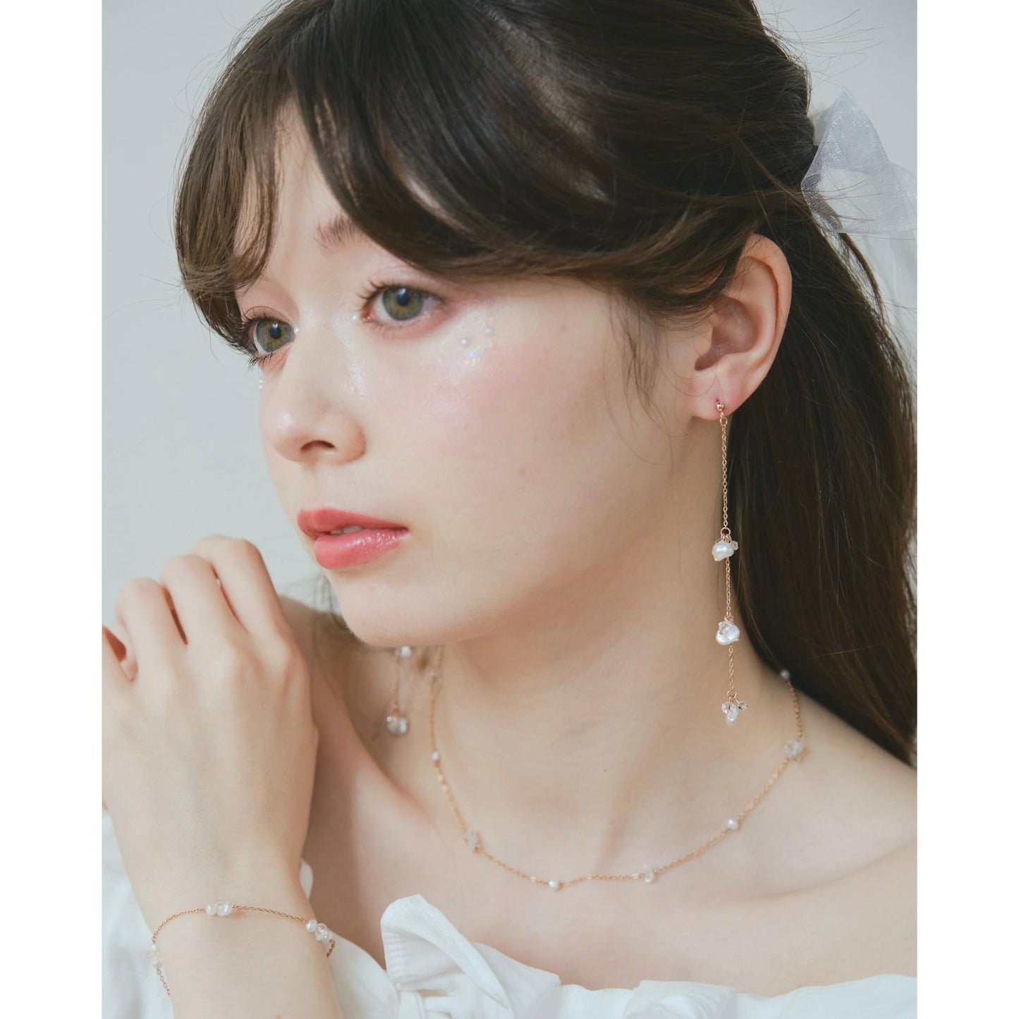 mist long / pink gold