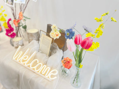 【3泊4日レンタル】フラワーコーディネートセット レンタルウェルカムグッズ 【結婚式 ウェルカムスペース レンタル】