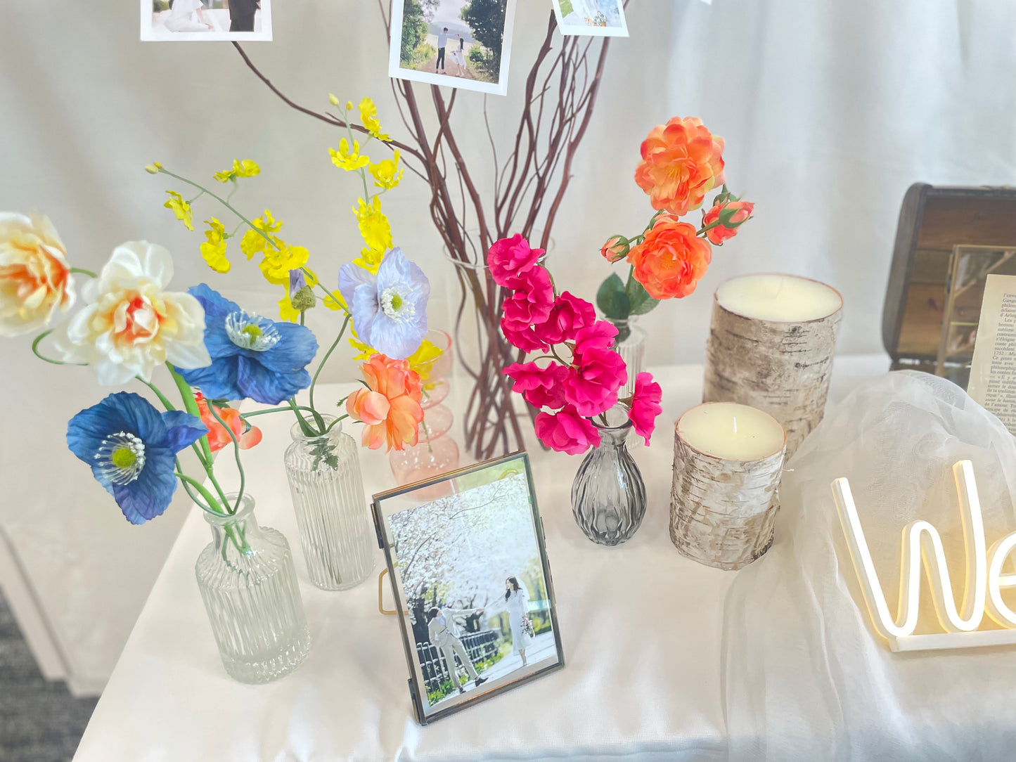 【3泊4日レンタル】フラワーコーディネートセット レンタルウェルカムグッズ 【結婚式 ウェルカムスペース レンタル】