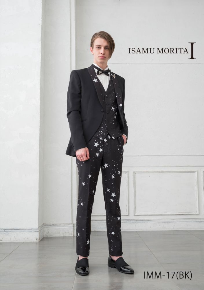 IMM-17(BK) 【結婚式 タキシード レンタル】