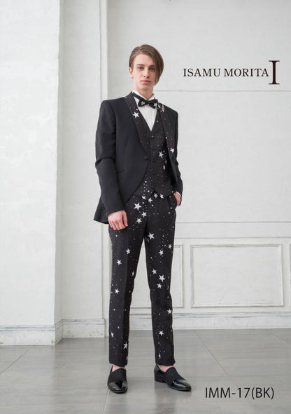 IMM-17(BK) 【結婚式 タキシード レンタル】