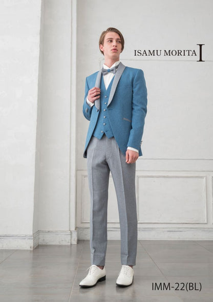 IMM-22(BL) 【結婚式 タキシード レンタル】