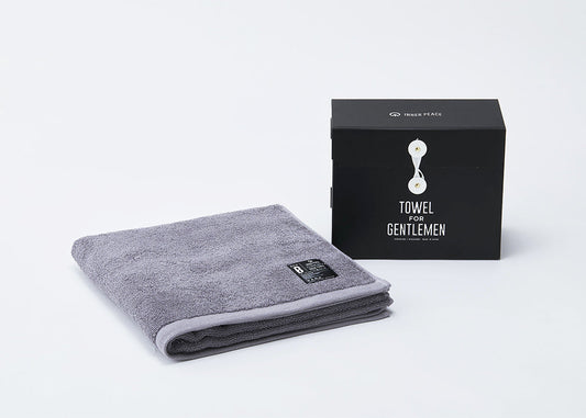 TOWEL for GENTLEMEN バスタオル[リネン] グレー 【結婚式 ギフト 引き出物 タオル 寝具】