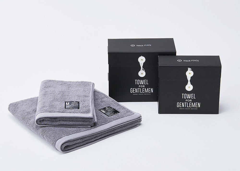 TOWEL for GENTLEMEN バスタオル[リネン] グレー 【結婚式 ギフト 引き出物 タオル 寝具】