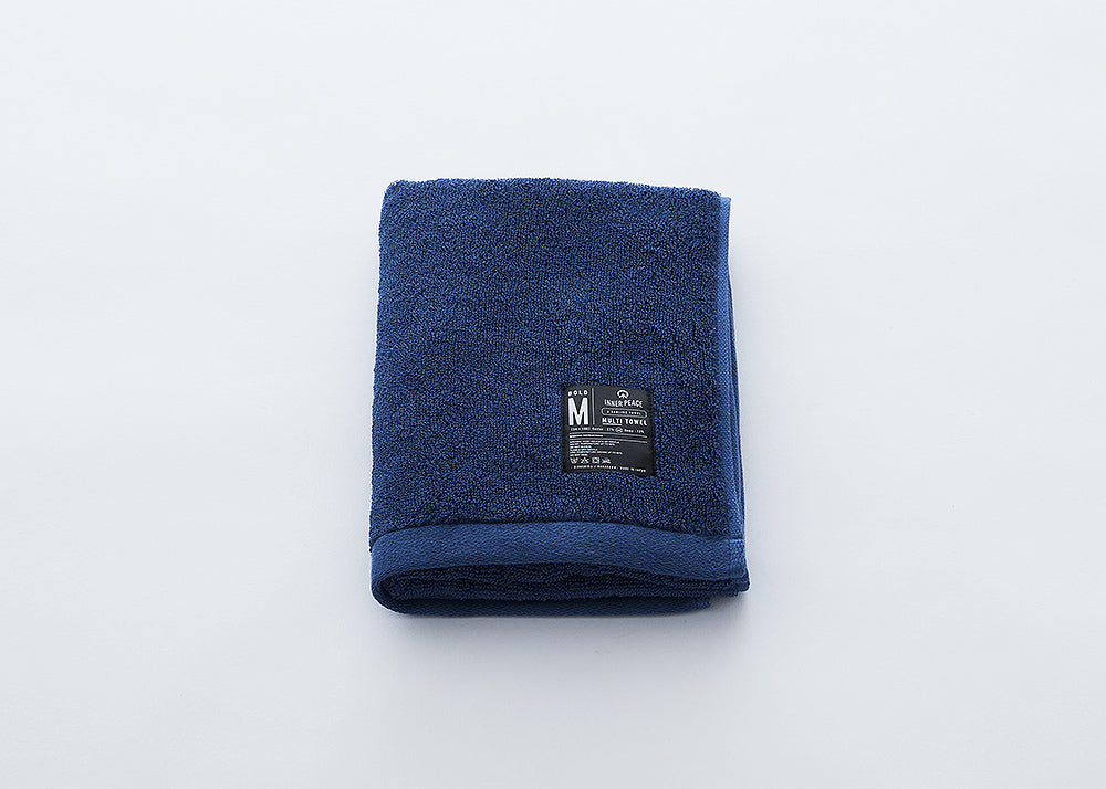 TOWEL for GENTLEMEN マルチタオル[リネン] ネイビー 【結婚式 ギフト 引き出物 タオル 寝具】