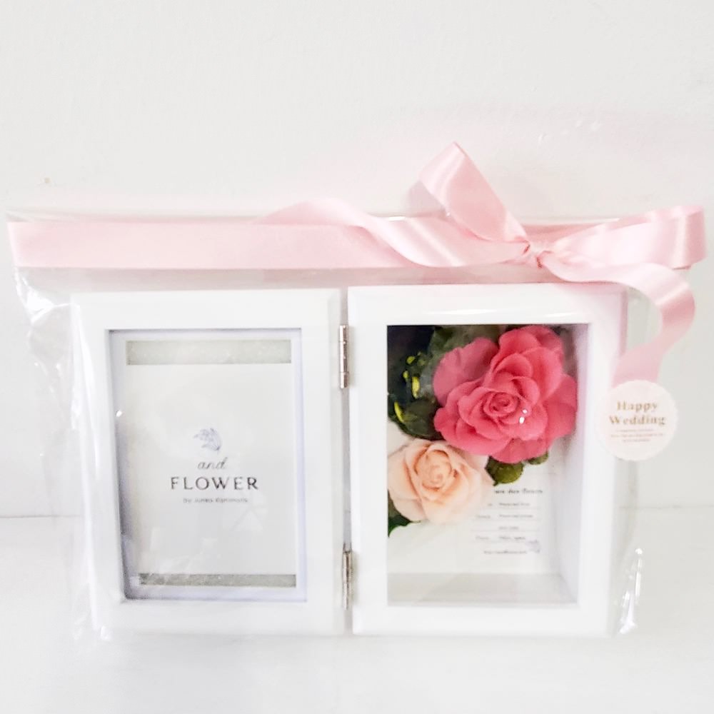 【プリザーブド】フォトフレームセット 【結婚式 ギフト 両親プレゼント フォトフレーム】