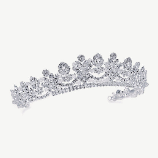 【ヘッドドレス】Ivory & co ALEXANDRA TIARA アイボリーアンドコー アレクサンドラ ティアラ ~ブライダルティアラ~【結婚式 ヘアアクセサリー】