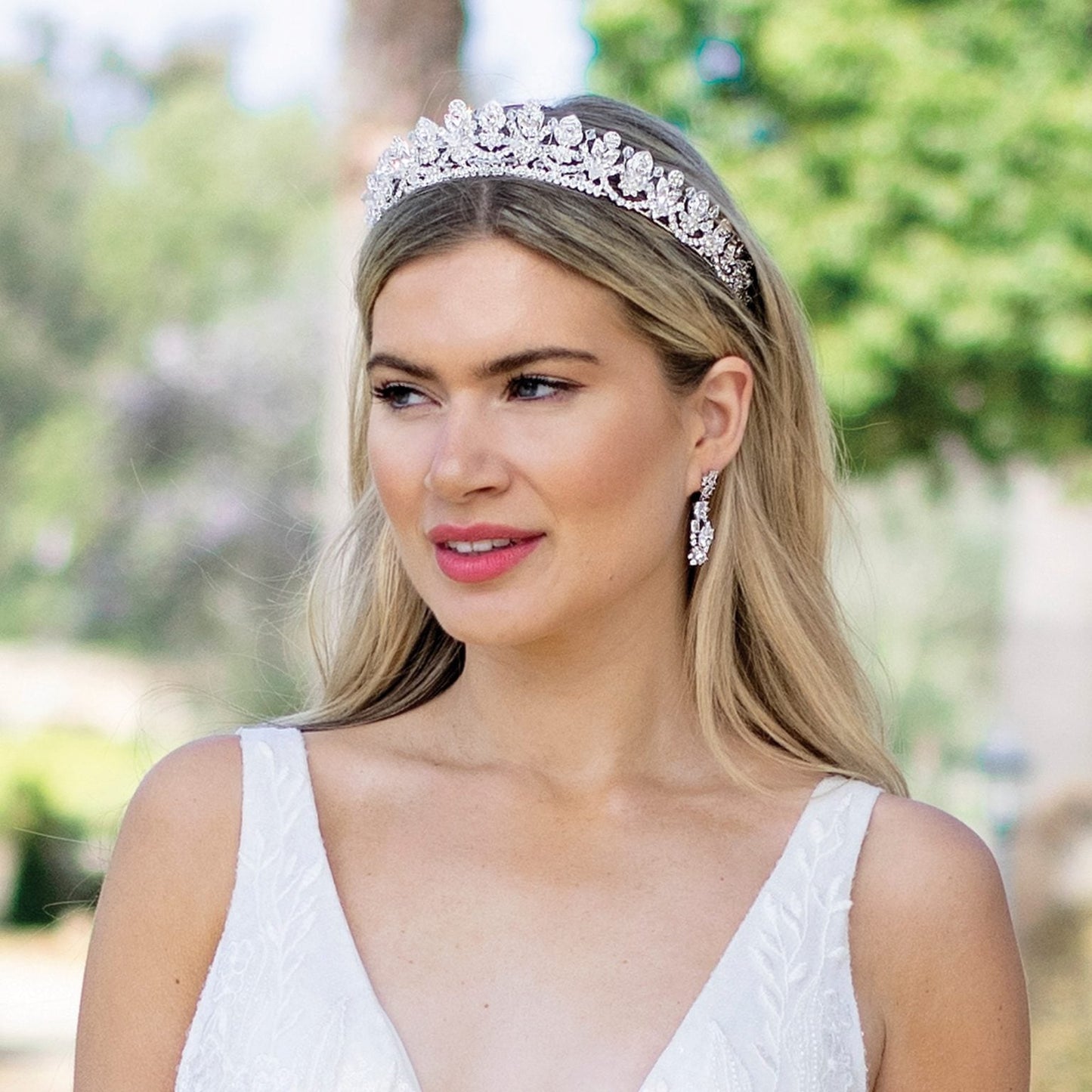【ヘッドドレス】Ivory & co ALEXANDRA TIARA アイボリーアンドコー アレクサンドラ ティアラ ~ブライダルティアラ~【結婚式 ヘアアクセサリー】