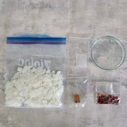 【手作りキット】メッセージハーブキャンドルA 【結婚式 ギフト 内祝い 結婚祝い 出産祝い】