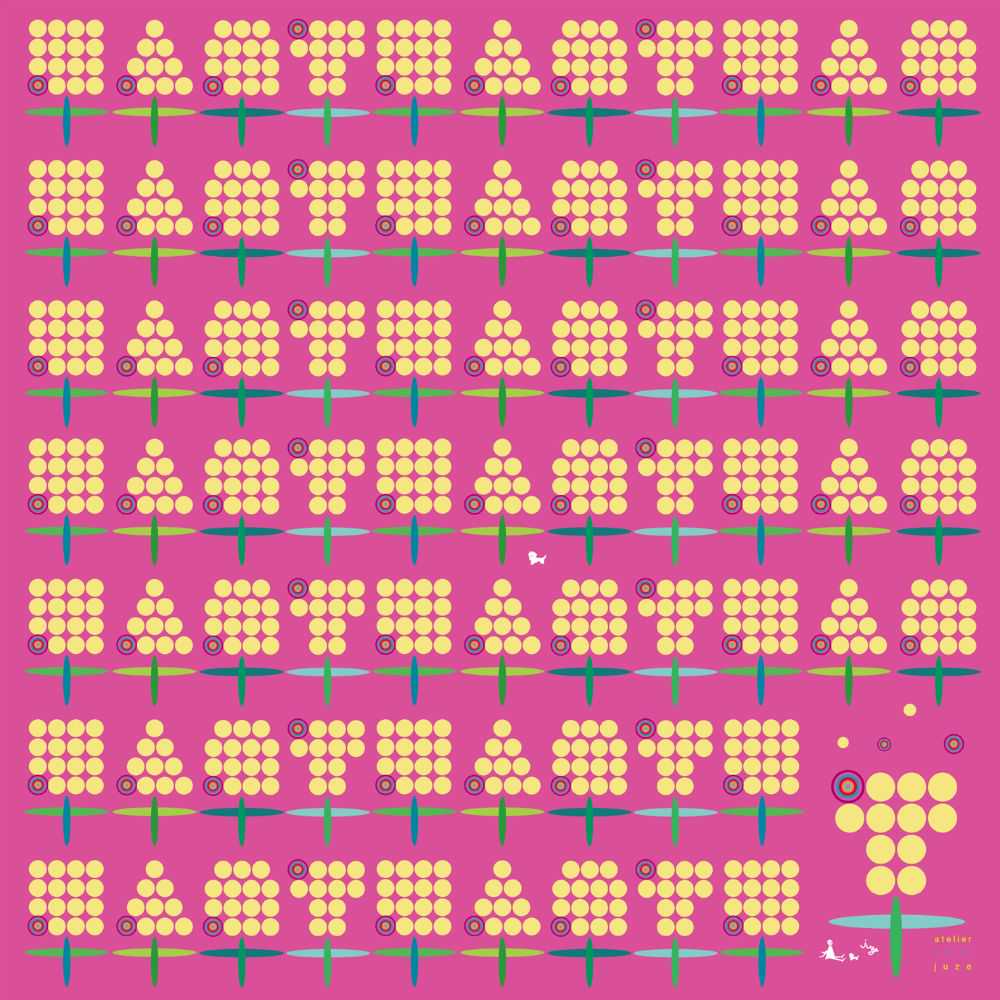 アトリエ・ジュゼのハンカチ(hana_ピンク) 【結婚式 ギフト 引き出物 タオル 寝具】