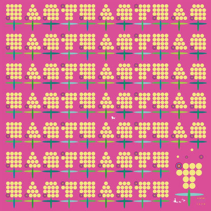 アトリエ・ジュゼのハンカチ(hana_ピンク) 【結婚式 ギフト 引き出物 タオル 寝具】