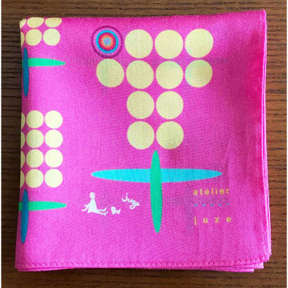 アトリエ・ジュゼのハンカチ(hana_ピンク) 【結婚式 ギフト 引き出物 タオル 寝具】