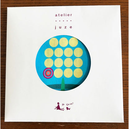 アトリエ・ジュゼのハンカチ(hana_ブルー) 【結婚式 ギフト 引き出物 タオル 寝具】