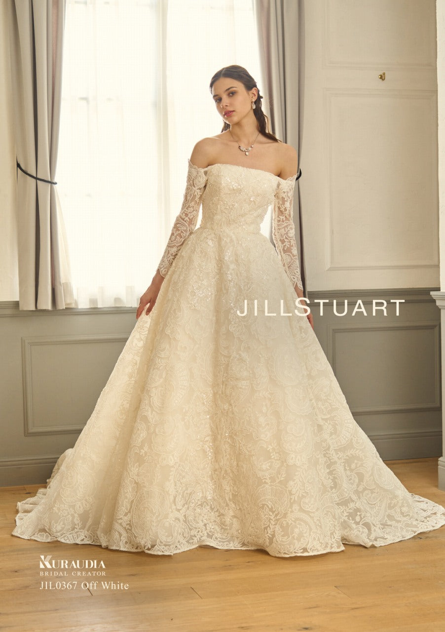 JIL0367 offwhite【ウェディングドレス レンタル】