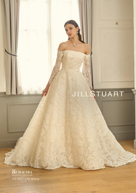 JIL0367 offwhite【ウェディングドレス レンタル】