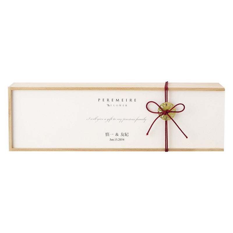 ペルメール・ザ・フラワーHANA meets MINO(白)【結婚式 ギフト 両親プレゼント】