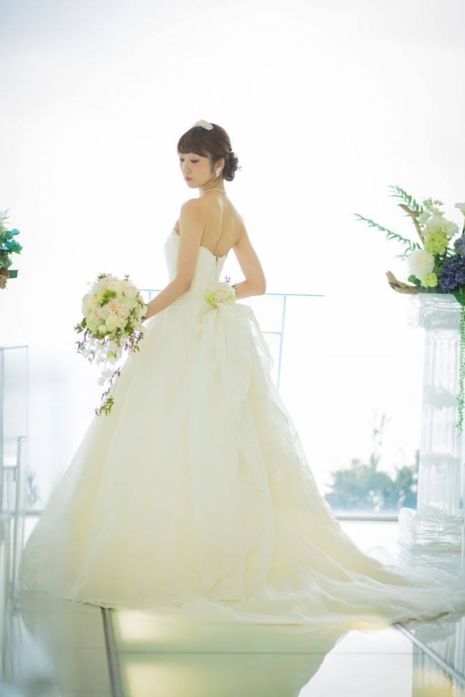 【生花】オーダーメイド/シャワーブーケ[セットプランJulia] 【結婚式 フラワー 生花 ブーケ ブートニア オーダーメイド】