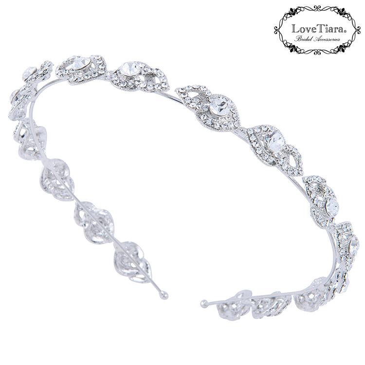 カチューシャ【ルミナス】ロング【結婚式 ヘアアクセサリー】（KA-16long）