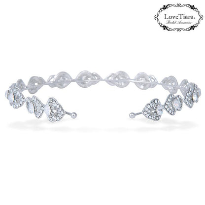 カチューシャ【ルミナス】ロング【結婚式 ヘアアクセサリー】（KA-16long）