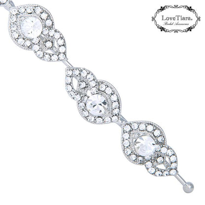 カチューシャ【ルミナス】ロング【結婚式 ヘアアクセサリー】（KA-16long）