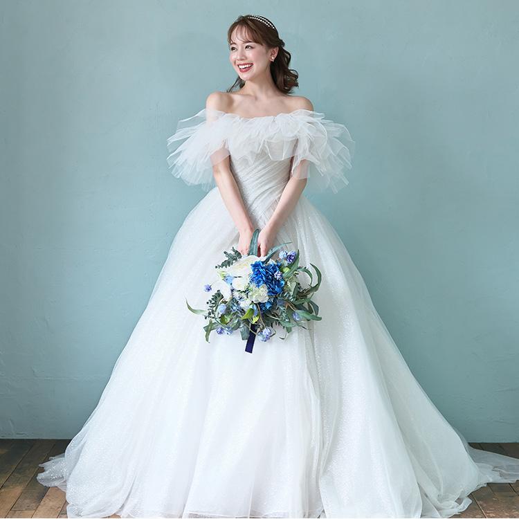 2連クリスタルカチューシャ&ピアス【結婚式 ヘアアクセサリー】（KA-32p）