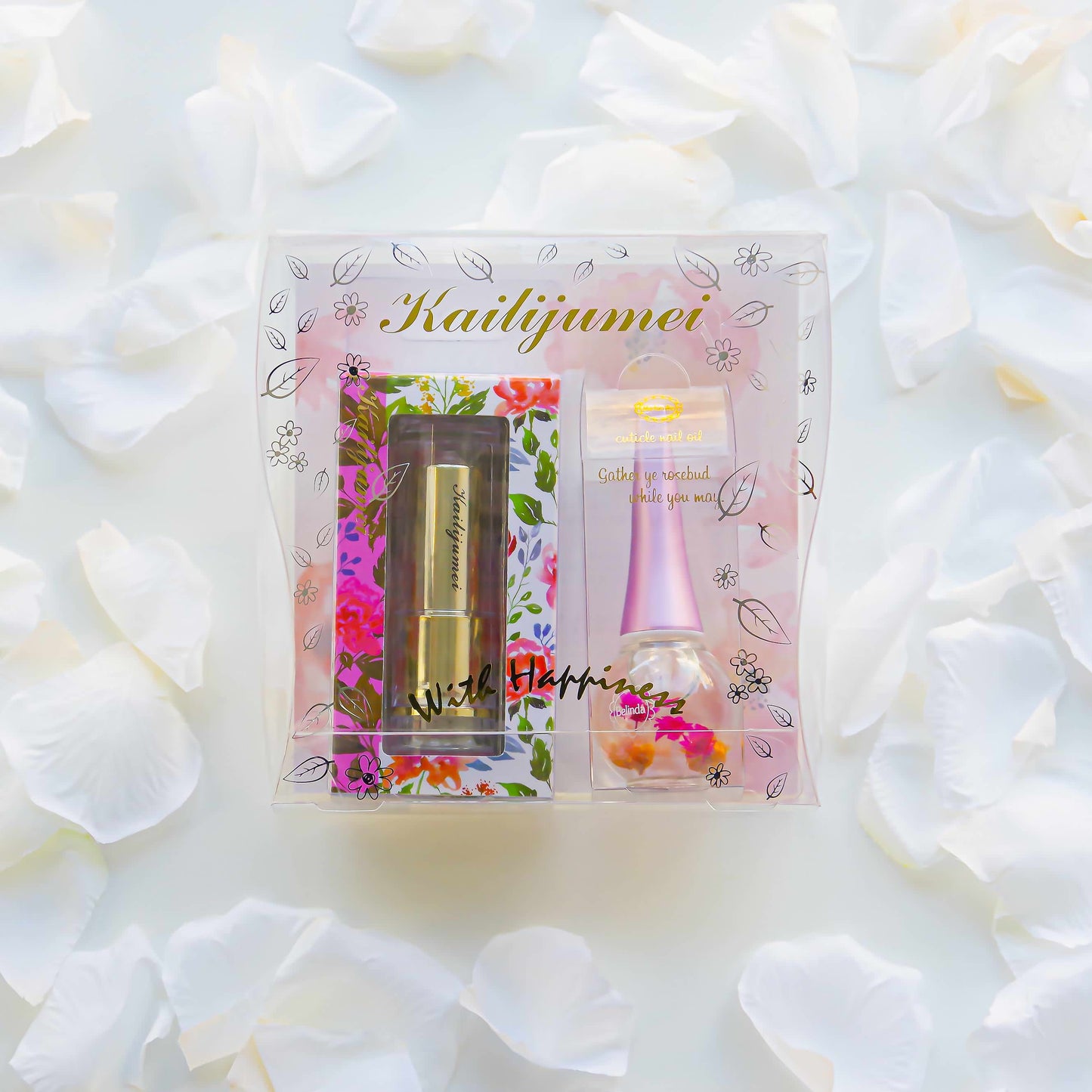 フラワーティントリップ ギフトセット【ピンク】 カイリジュメイ 【結婚式 ギフト 美容グッズ】