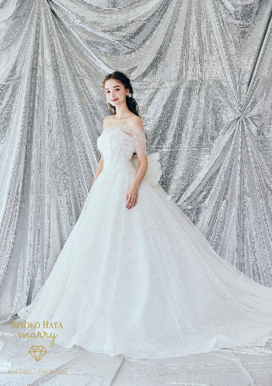 KH-0037offwhite【ウェディングドレス レンタル】